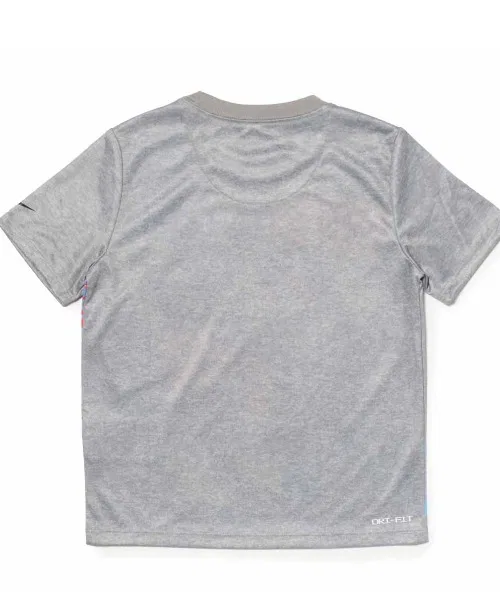 Детская футболка с принтом NIKE NKB ICON RADIANT DF SS TEE, Зеленый — фото 3