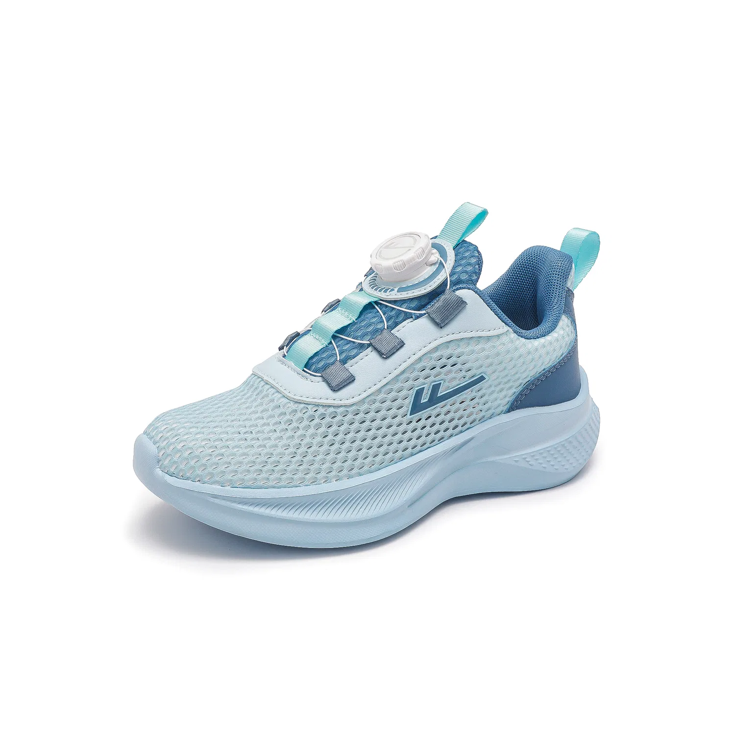 Детские кроссовки для мальчиков с защитой от ударов Light Blue WARRIOR