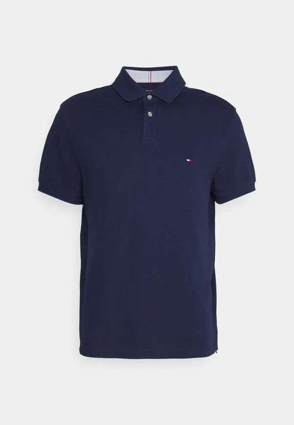 Рубашка-Поло из пике 1985-го года стандартного кроя Tommy Hilfiger, Navy — фото 4