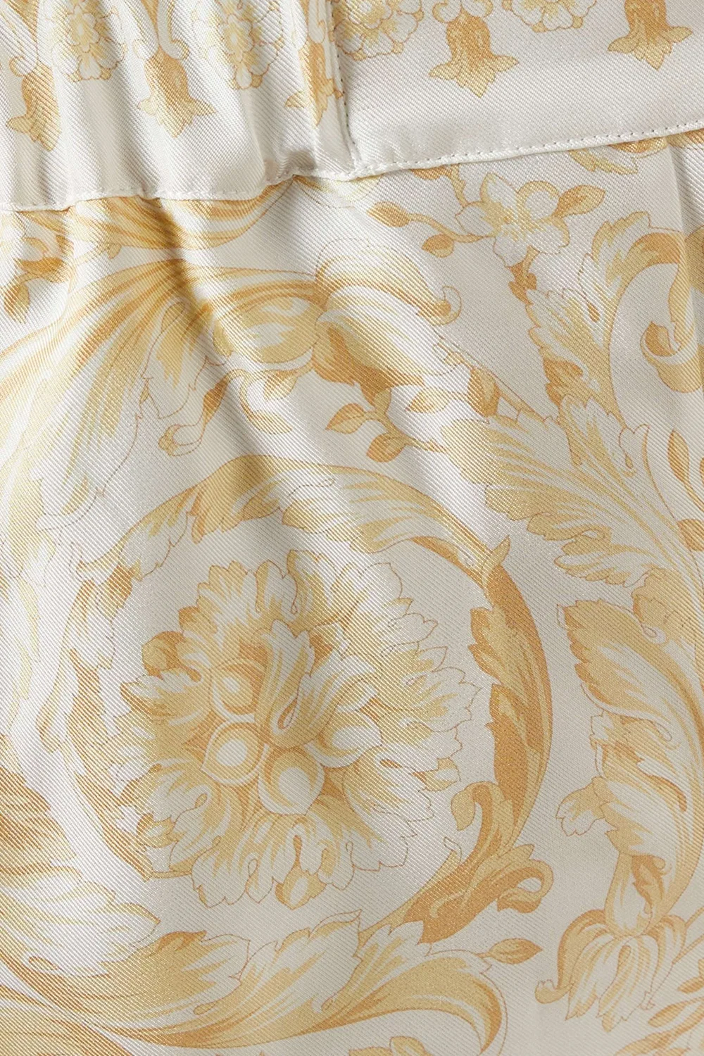Шорты из шелкового твила Barocco 92 Versace — фото 4