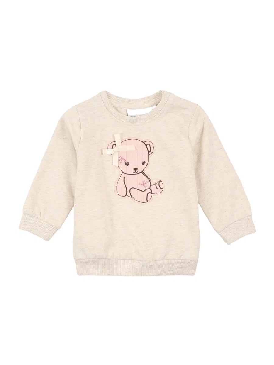 Толстовка NAME IT 'NBFKETTY' в бежевом цвете с пятнистым рисунком