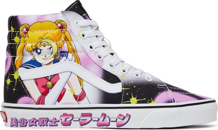 

Кеды Vans Sailor Moon x Sk8-Hi Pretty Guardian - Black Pink, розовый