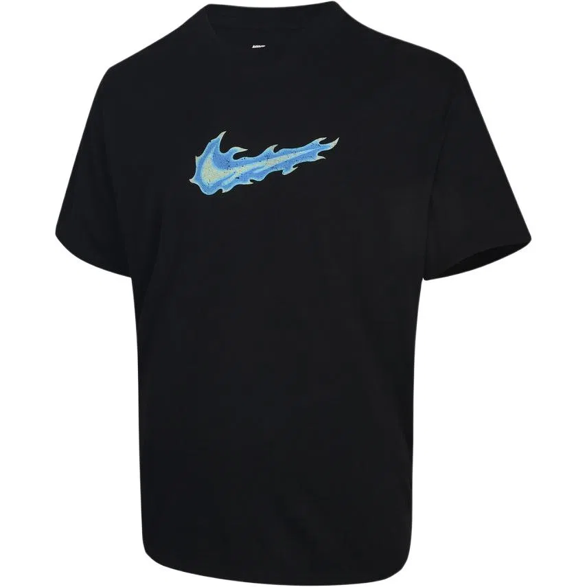 Футболка с круглым вырезом, прямая посадка, Nike, Black