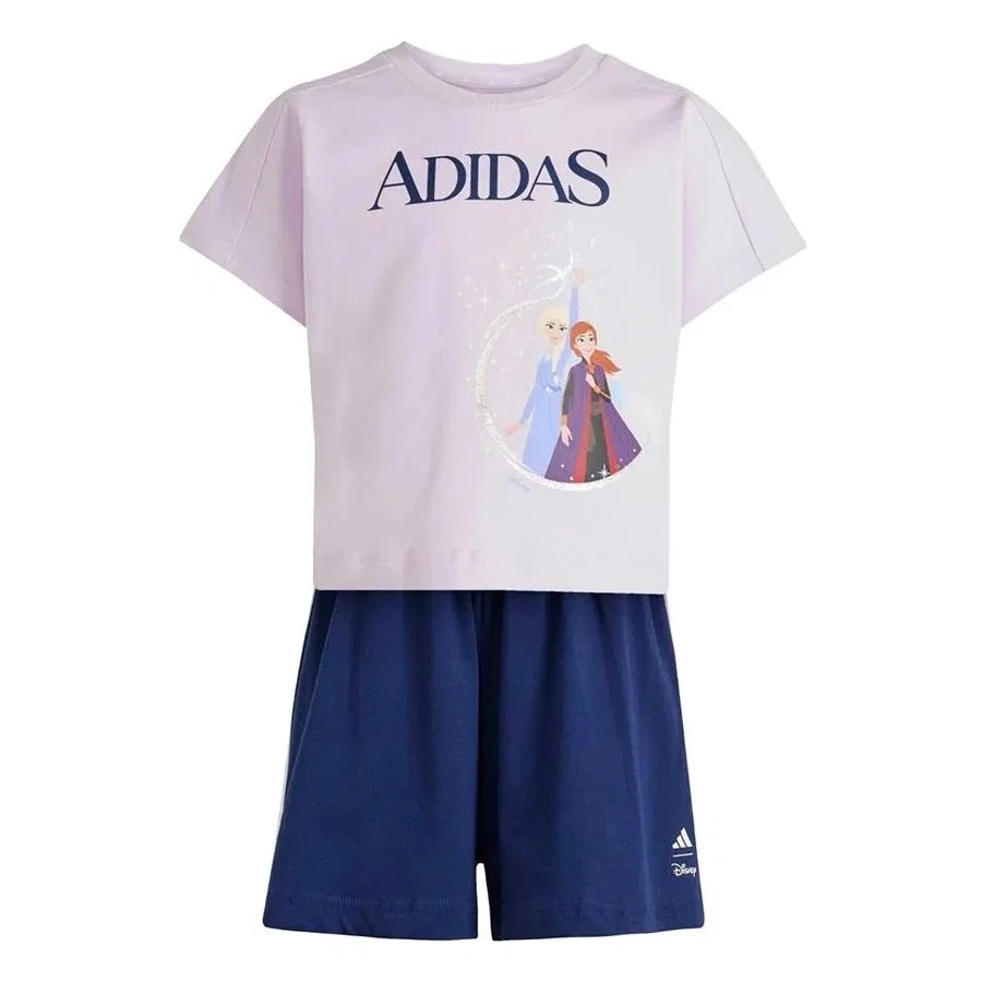 Спортивный комплект с шортами Mor LG DY FRO T SET adidas, Фиолетовый — фото 2