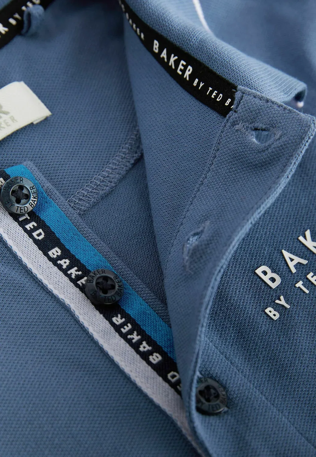 Рубашка-Поло с длинным рукавом Baker By Ted Baker, Light Blue — фото 4