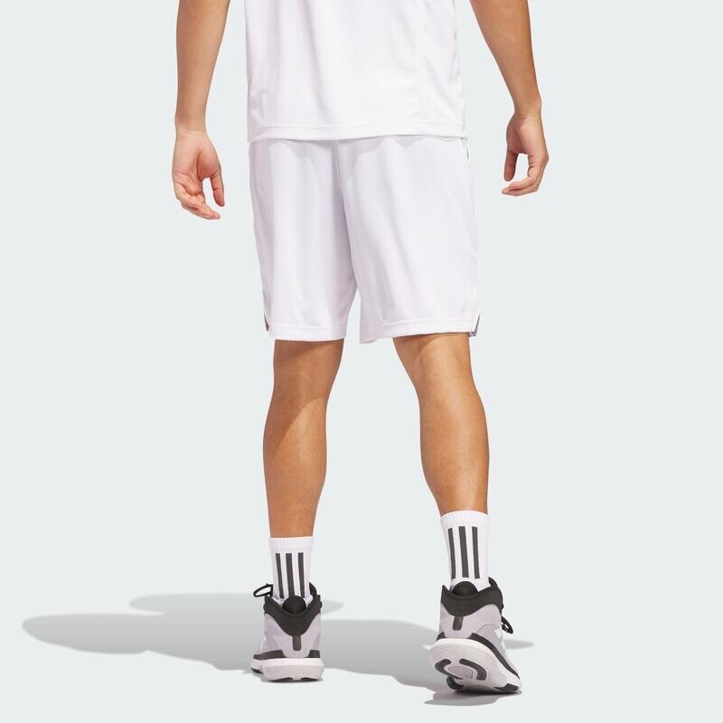 Спортивные шорты Adidas, белый/черный — фото 3