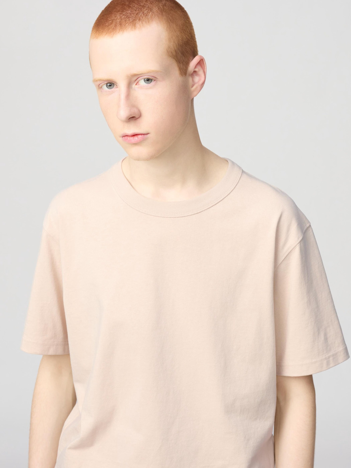 

Футболка Uniqlo Crew Neck, 30 натуральный, Бежевый, Футболка Uniqlo Crew Neck, 30 натуральный