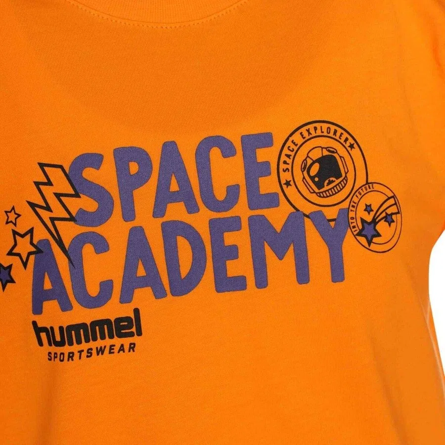 Футболка с круглым вырезом Kesia Hummel, Оранжевый — фото 4