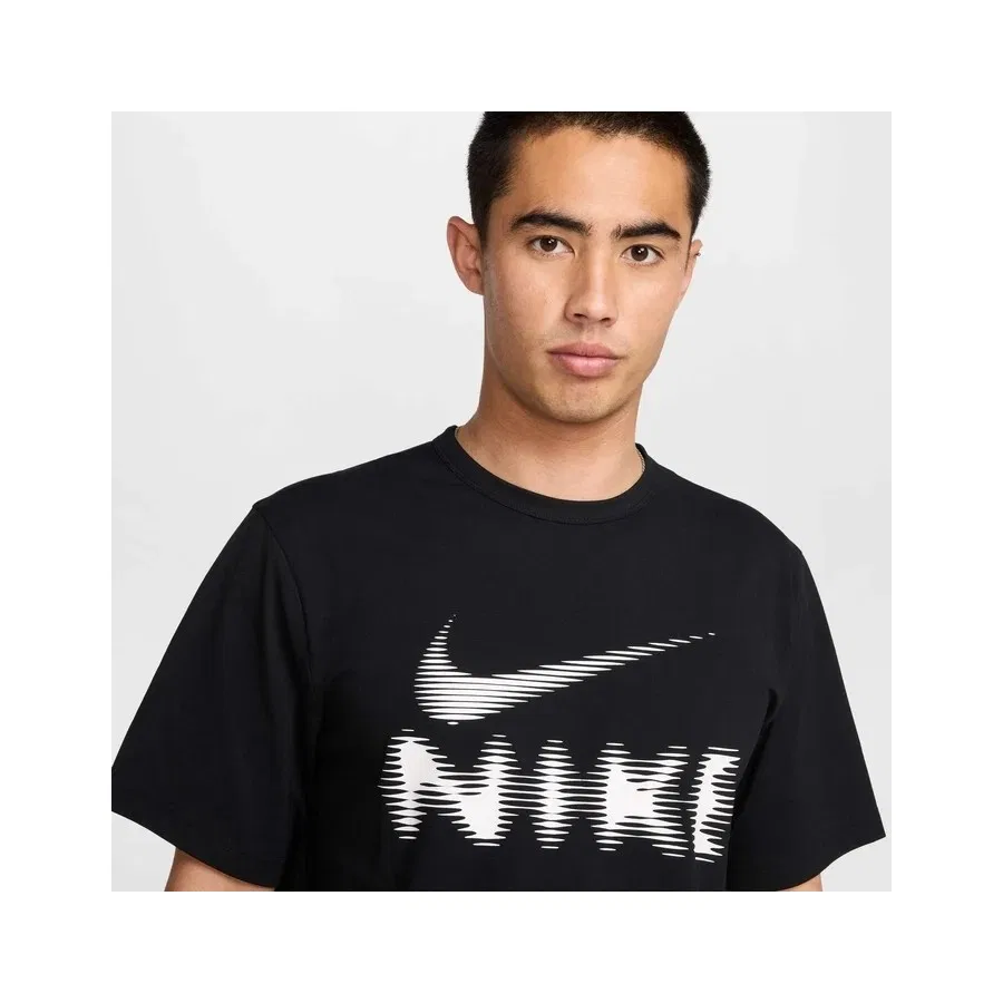 Футболка спортивная с коротким рукавом Hyverse Dri-Fit Nike, Черный — фото 4