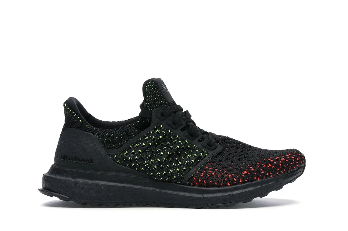 Детские кроссовки для мальчиков с технологией Climacool Adidas Ultra Boost Clima, Core Black/Core Black/Solar Red