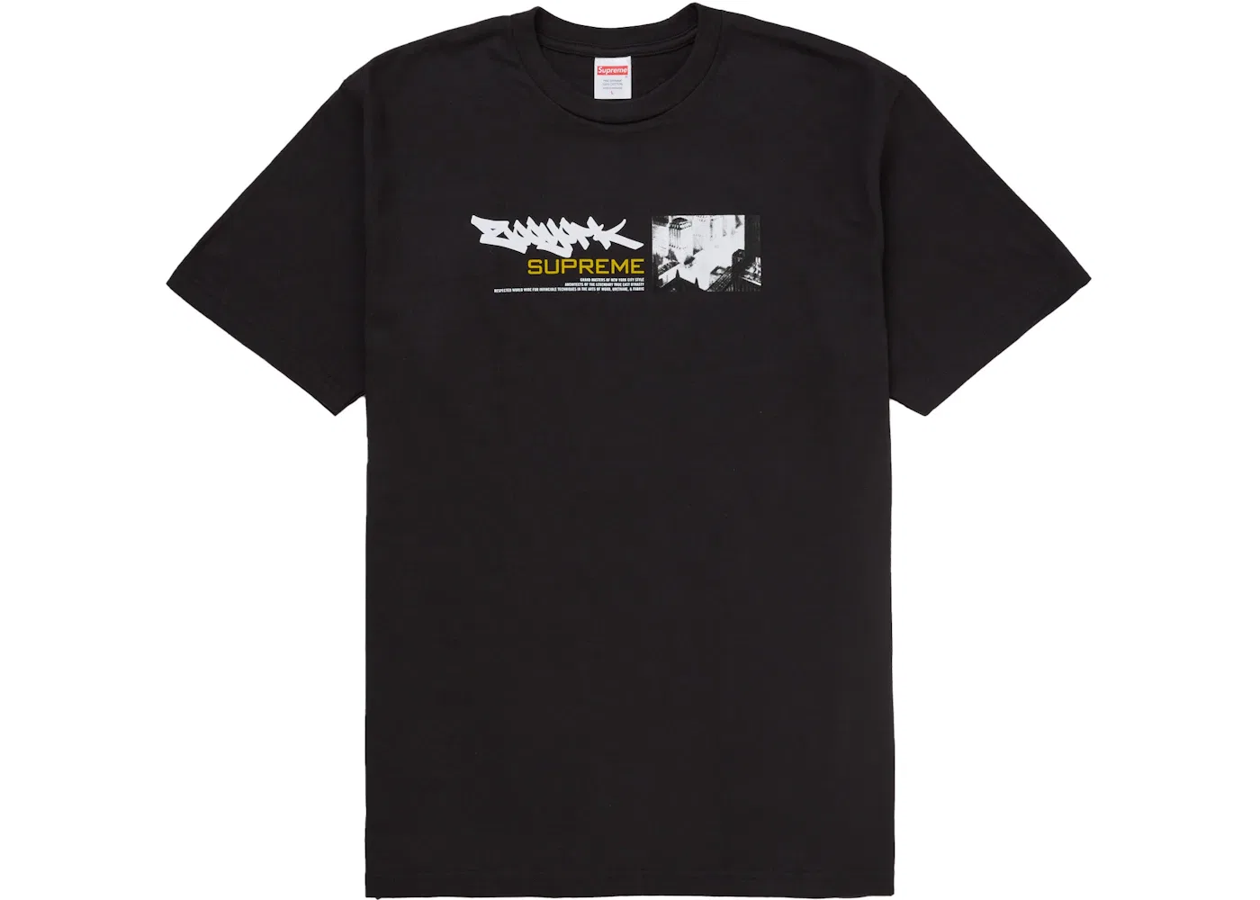 Мужская футболка с принтом Supreme Zoo York Dynasty Tee, Black