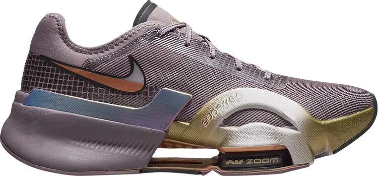 

Кроссовки Nike Wmns Air Zoom SuperRep 3 Premium 'Purple Smoke Metallic Copper', фиолетовый