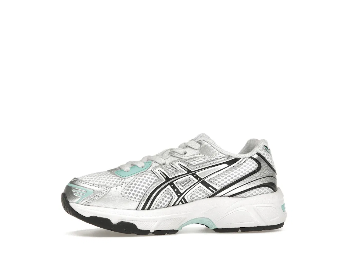 Детские кроссовки с повседневным дизайном ASICS Gel-1130, White Aqua — фото 3
