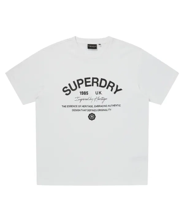 Футболка Core Signature, Superdry, белый