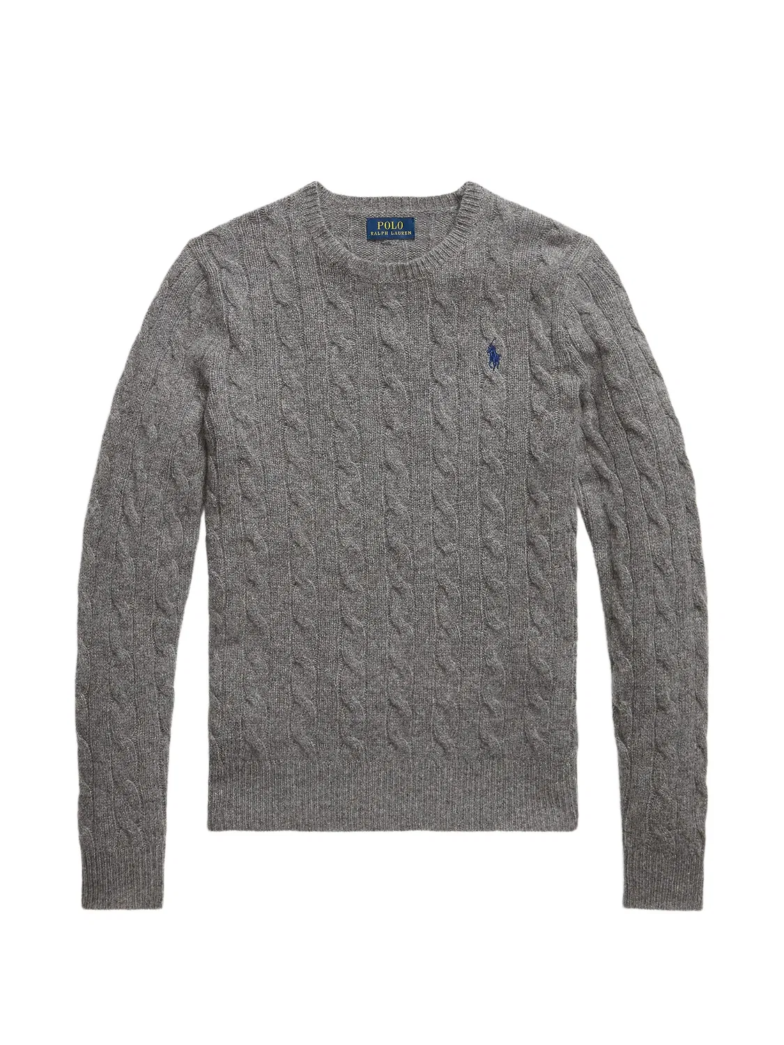 Polo Ralph Lauren Свитер с косами, серый