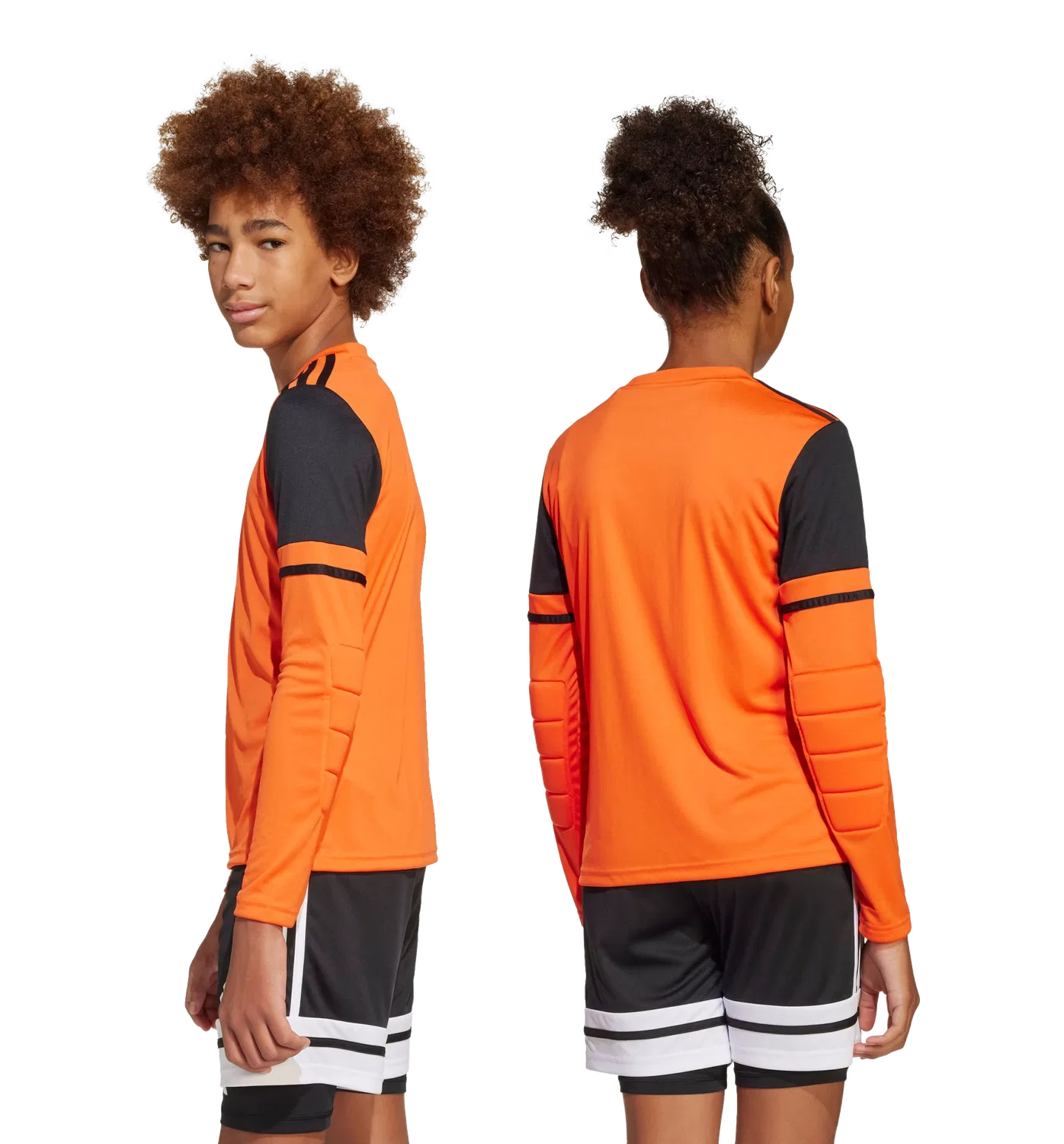 Детская футболка с длинным рукавом вратарская Squadra 25 Adidas, оранжевый — фото 3