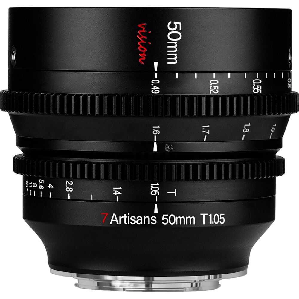 

Кинообъектив 7Artisans 50mm T1.05 Vision Cine Lens, Leica L Mount, черный