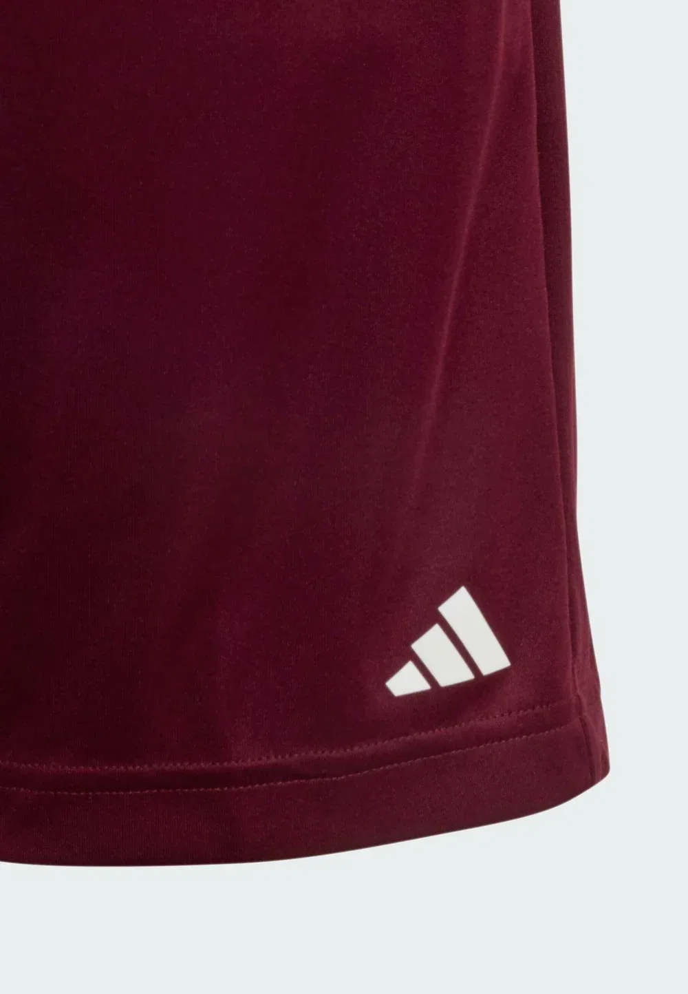 Основные спортивные шорты унисекс Adidas Performance, Maroon White — фото 3