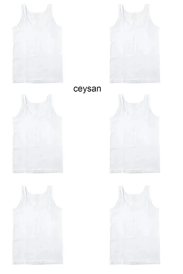 Детский комплект маек для мальчиков хлопковый Ceylanoğlu, White 55