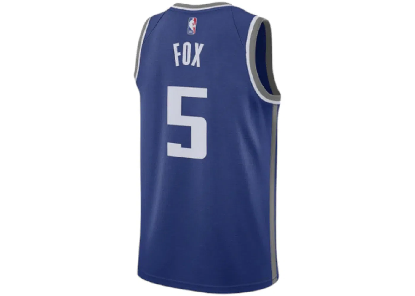 Мужская джерси с принтом Aaron Fox City Edition 2023/24 Nike, Blue/White — фото 2