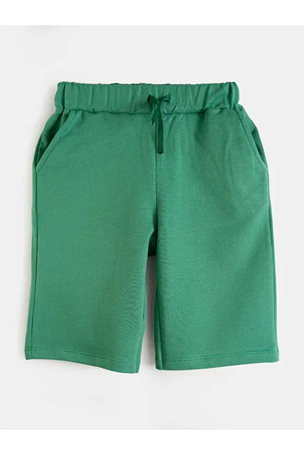 Детские шорты для девочек хлопковые Basics Cotton Trips, Khaki