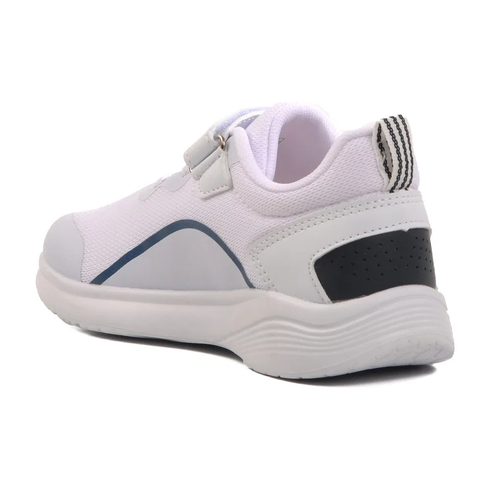 Детские спортивные кроссовки с шнуровкой Dera 640 F, White Navy Ayk's — фото 4