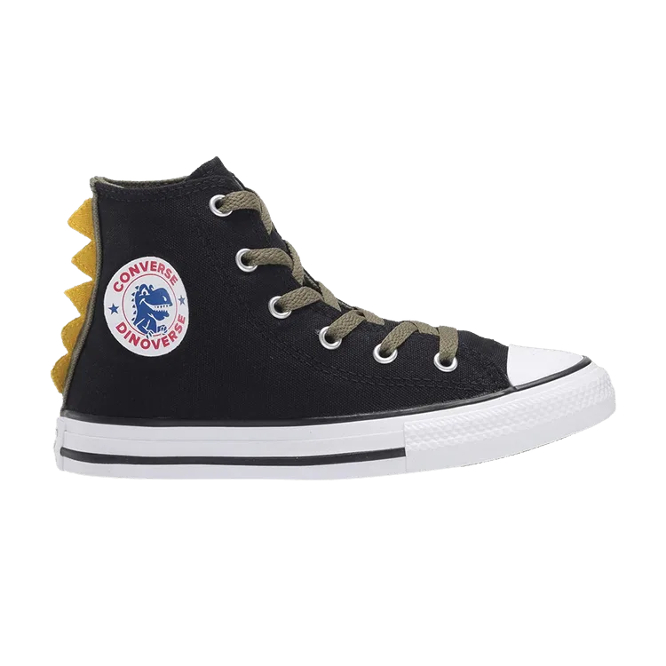 Кроссовки Converse Chuck Taylor All Star High PS 'Dinoverse', черный