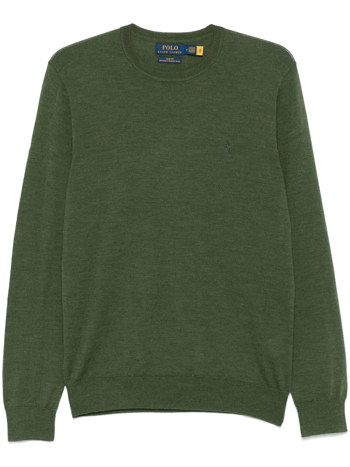 Свитер с Пони Поло Polo Ralph Lauren, зеленый