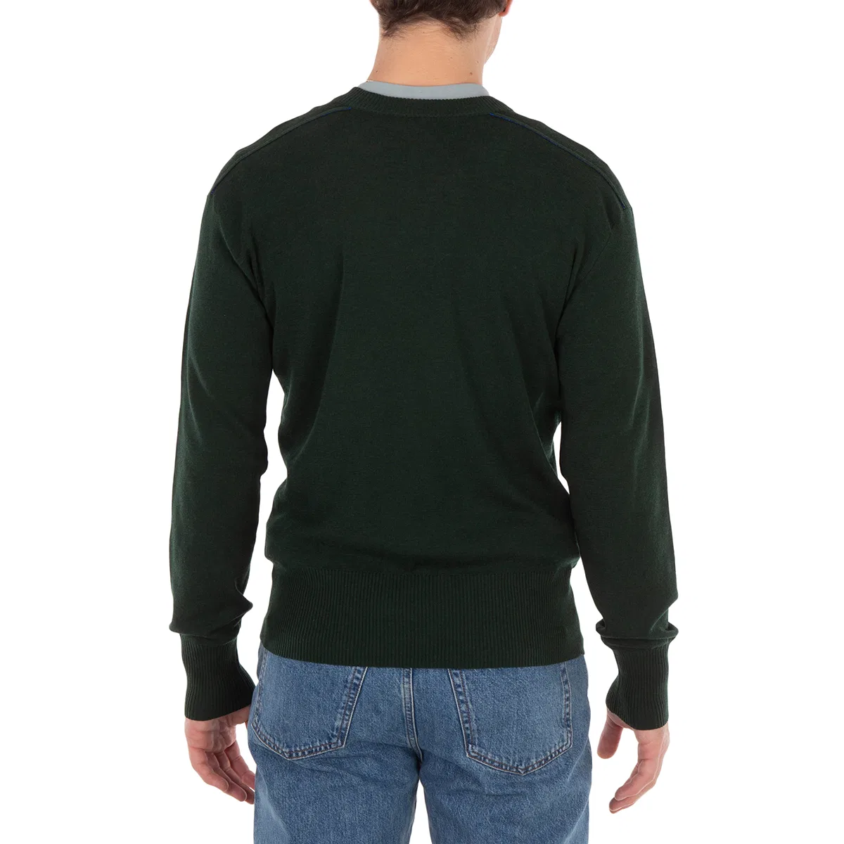 Джемпер шерстяной с круглым вырезом Crew Neck Wool Jumper Burberry, Ivy — фото 3