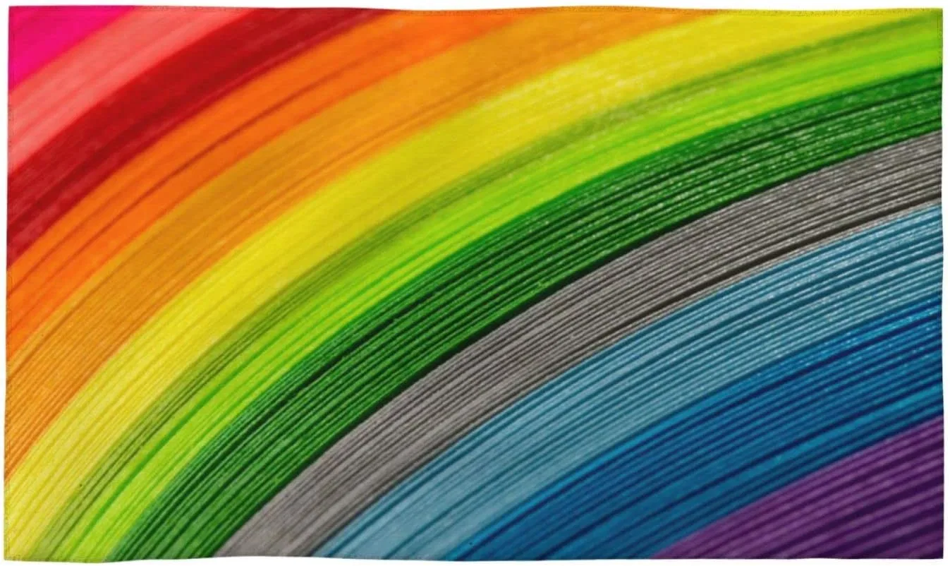 Полотенце для лица Rainbow Stripe VUCEMI, 1 шт