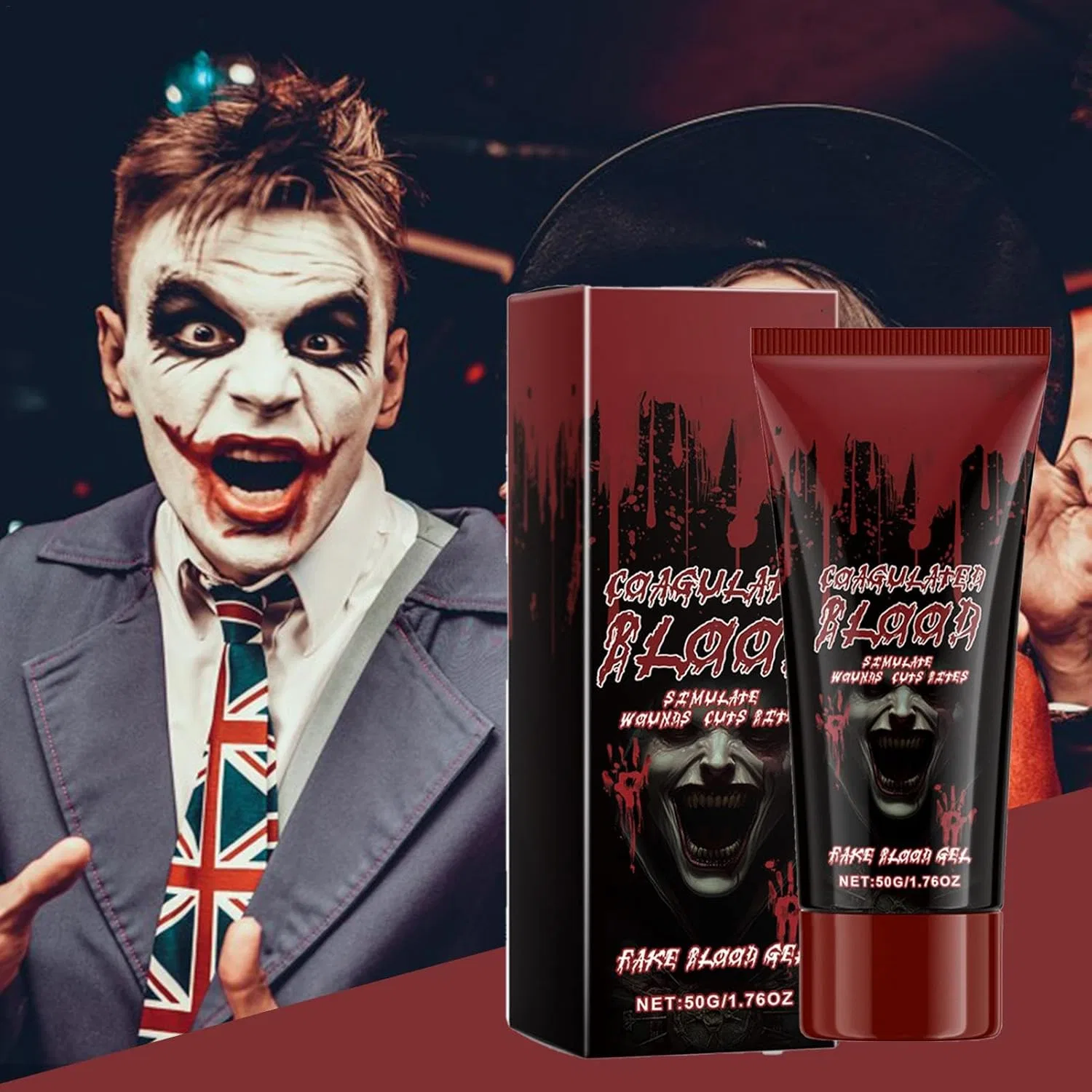 Гель для спецэффектов Fake Blood, 50 г, красный — фото 3
