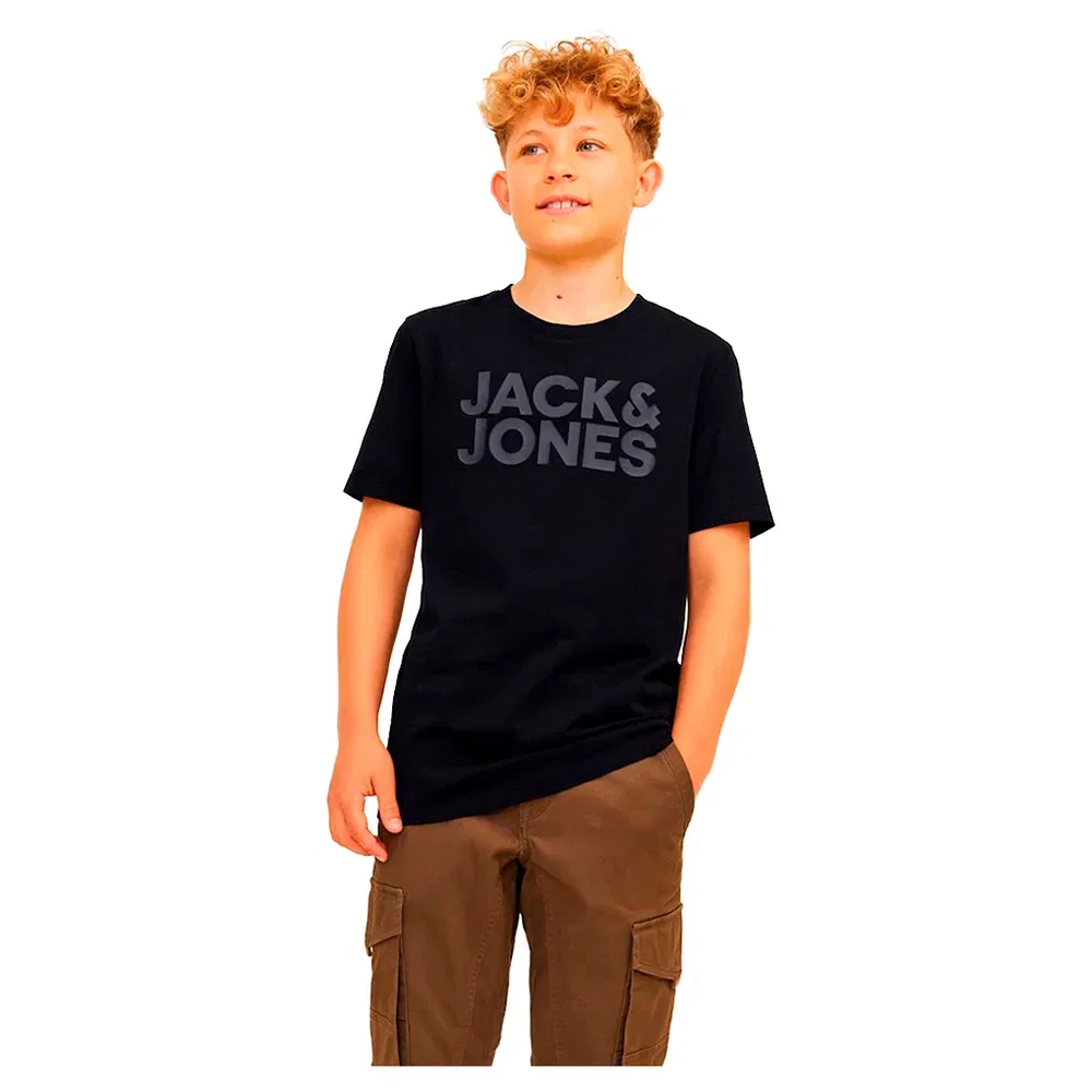 Футболка с коротким рукавом Corp Logo Jack & Jones, черный