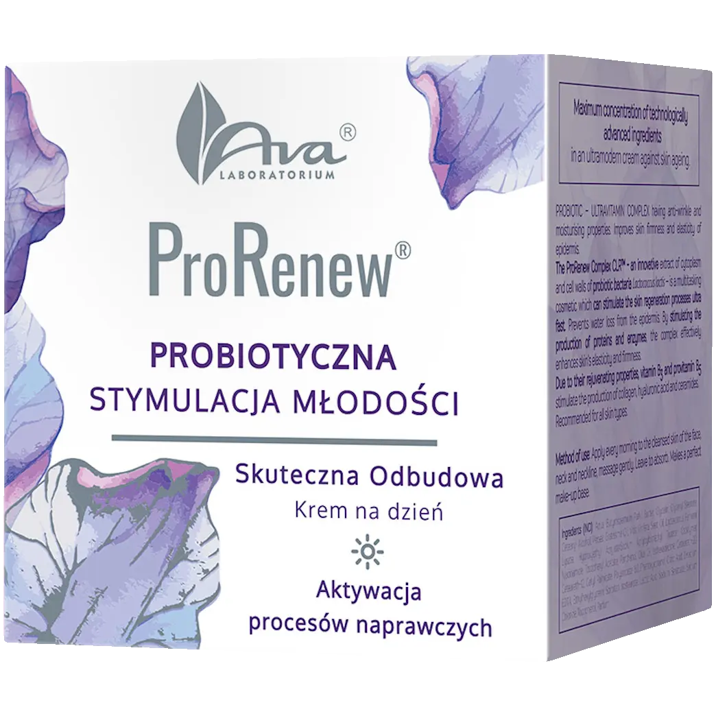 Крем для лица Ava — Prorenew восстанавливающий дневной и ночной, 50 мл — фото 3