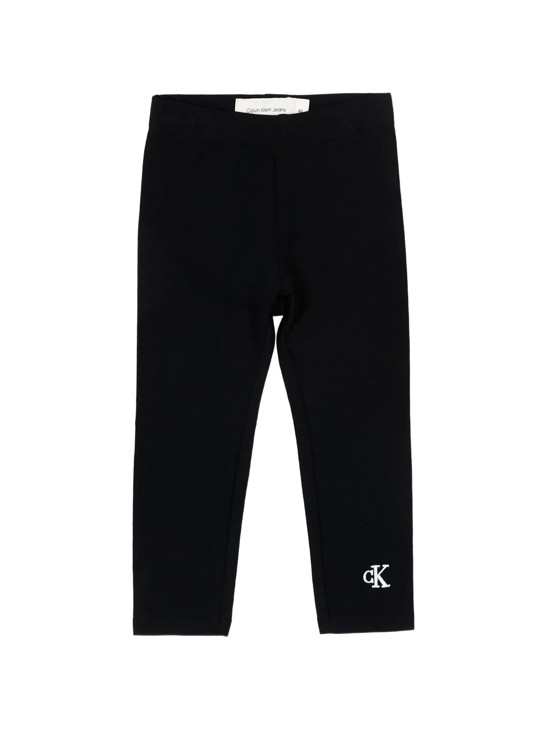 Леггинсы с логотипом Calvin Klein Kids, черный