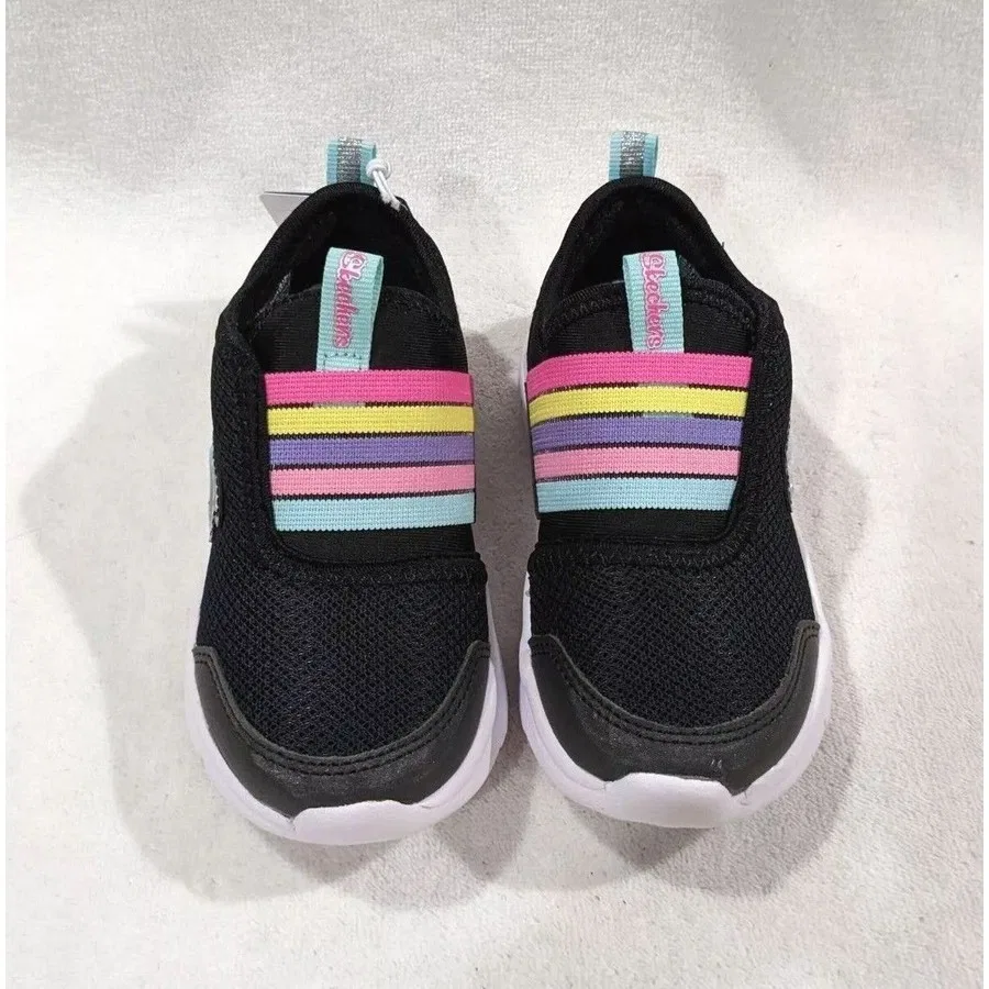 Детские спортивные кроссовки Flex Blast Rainbow Stride Skechers, Черный — фото 2