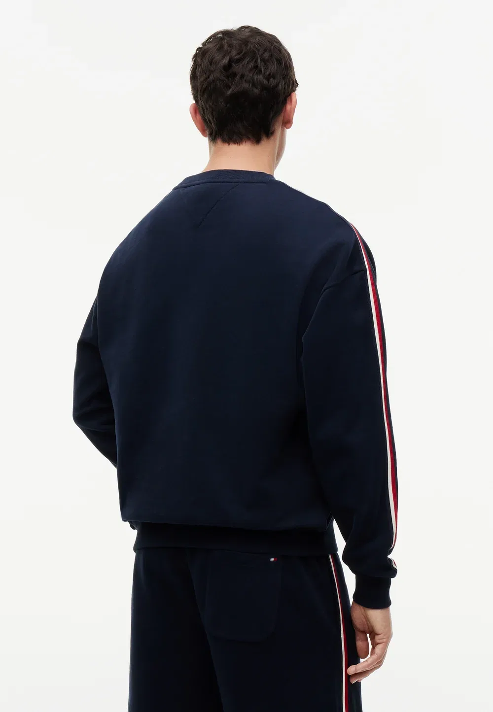 Спортивная футболка - th global stripe lg - пижамная футболка Tommy Hilfiger, Navy Blue — фото 3