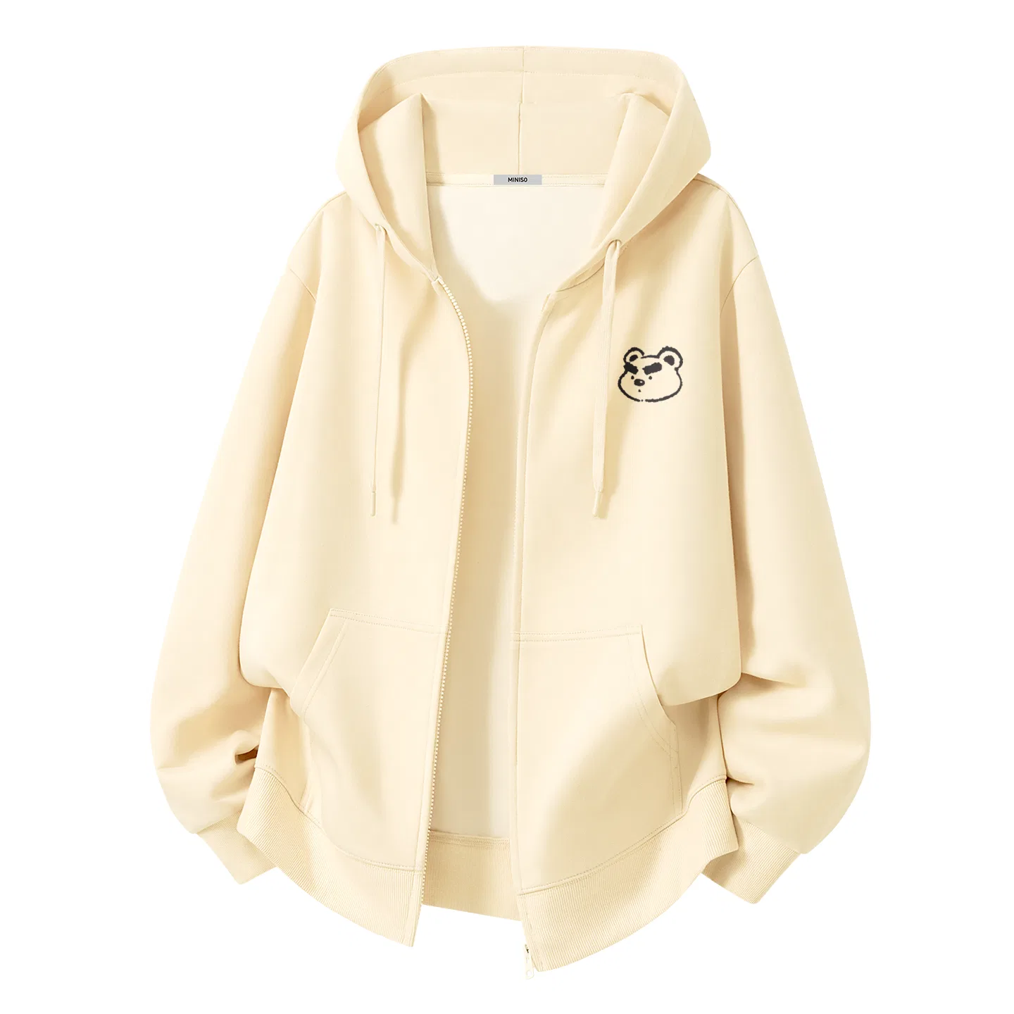 Детский свитшот хлопковый MINISO, Light Beige