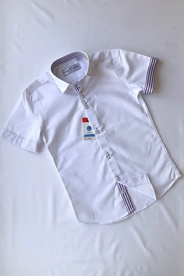 Детская рубашка для мальчиков в полоску Louis Kids, Lilac