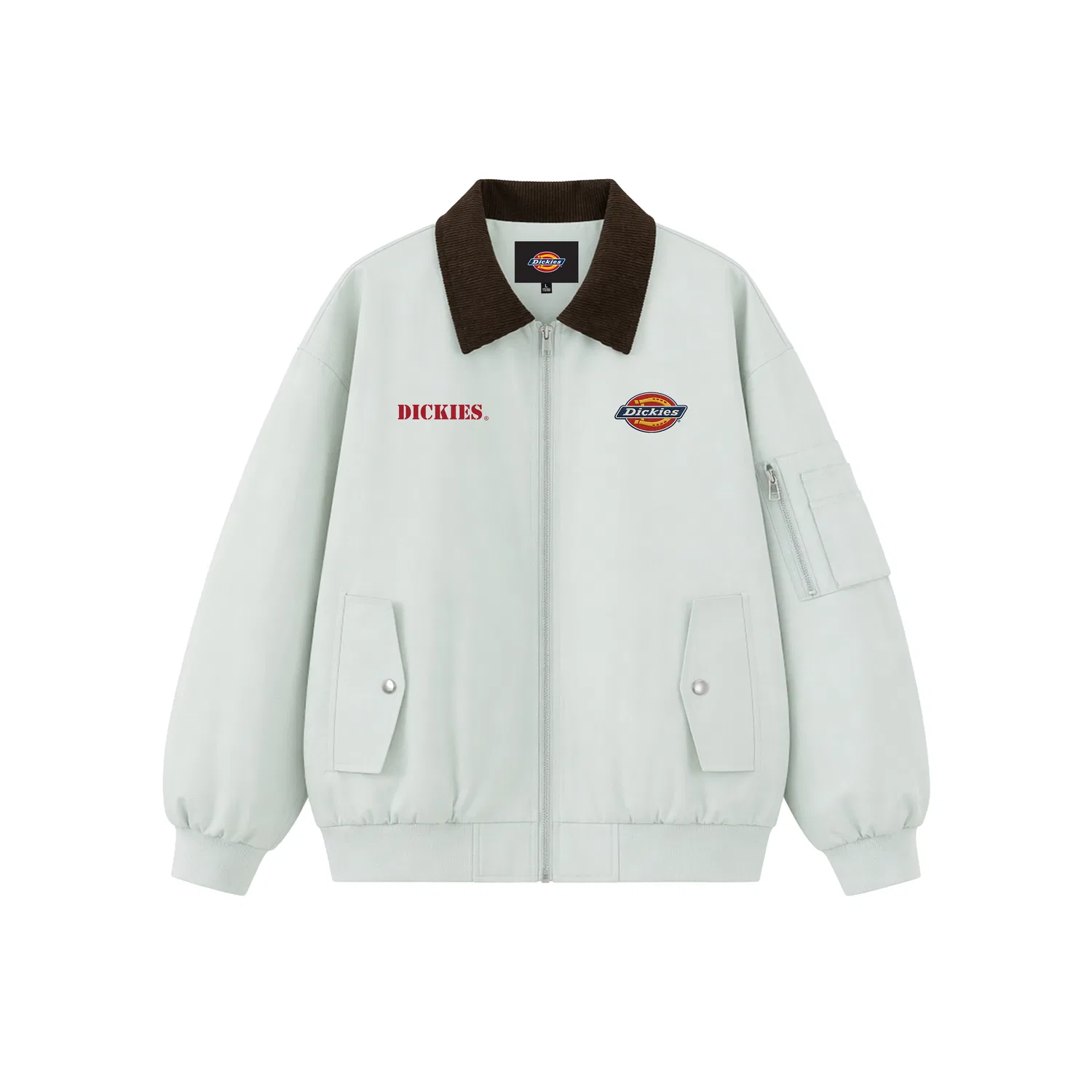 Детская куртка с лацканами, прямой крой, Dickies, Twilight Cyan