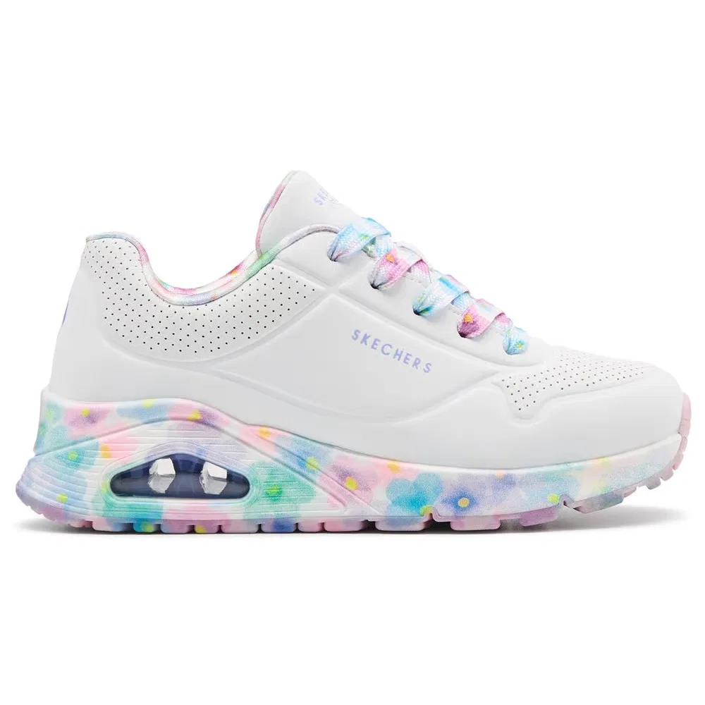 Детские кроссовки Street Uno Skechers, White Flower Multi — фото 2