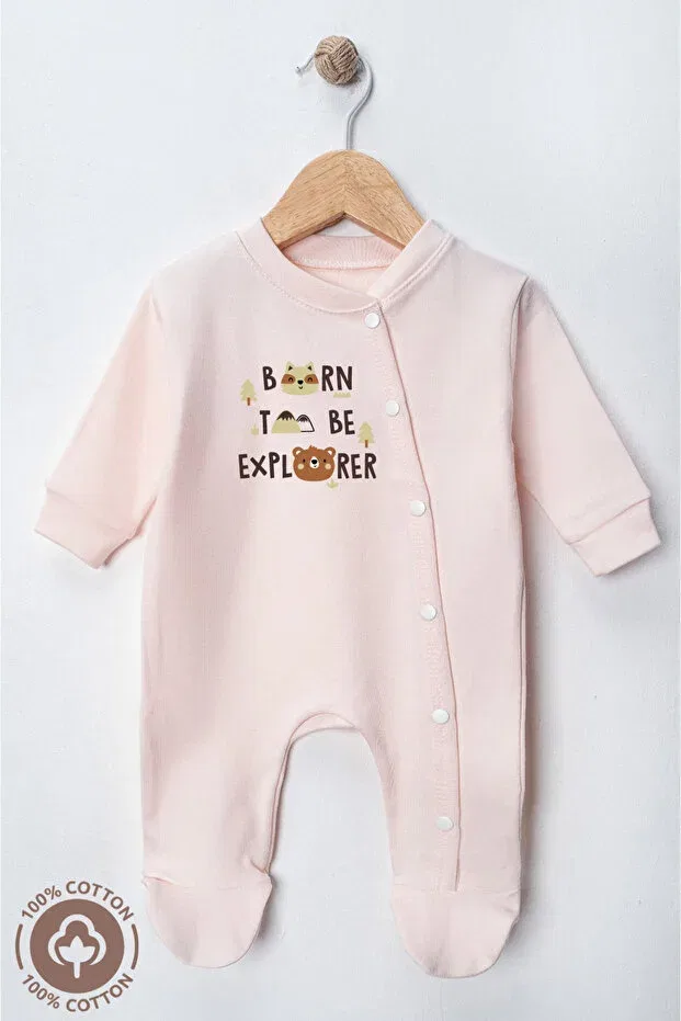 Детский комбинезон с принтом Born to Be Printed Miniel, Multicolor — фото 4
