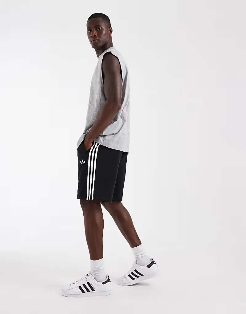 Шорты Adidas Originals Three Stripe, черный — фото 4