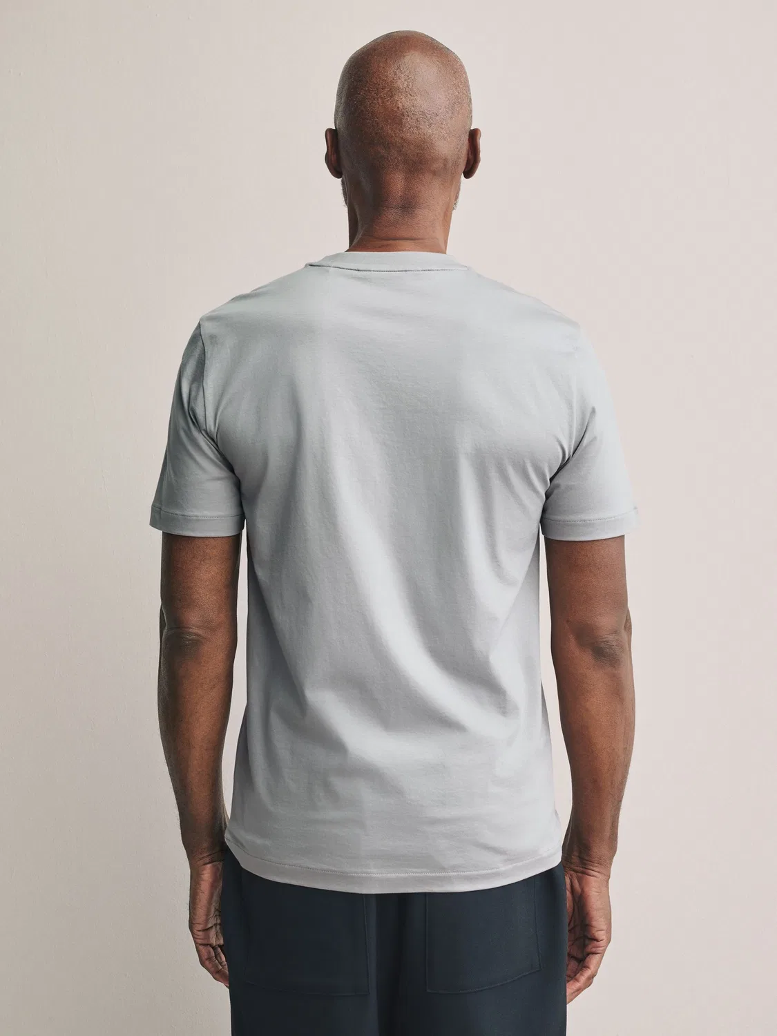 Футболка с круглым вырезом, Slim Fit, Signature SUPIMA Cotton Next, серый — фото 3