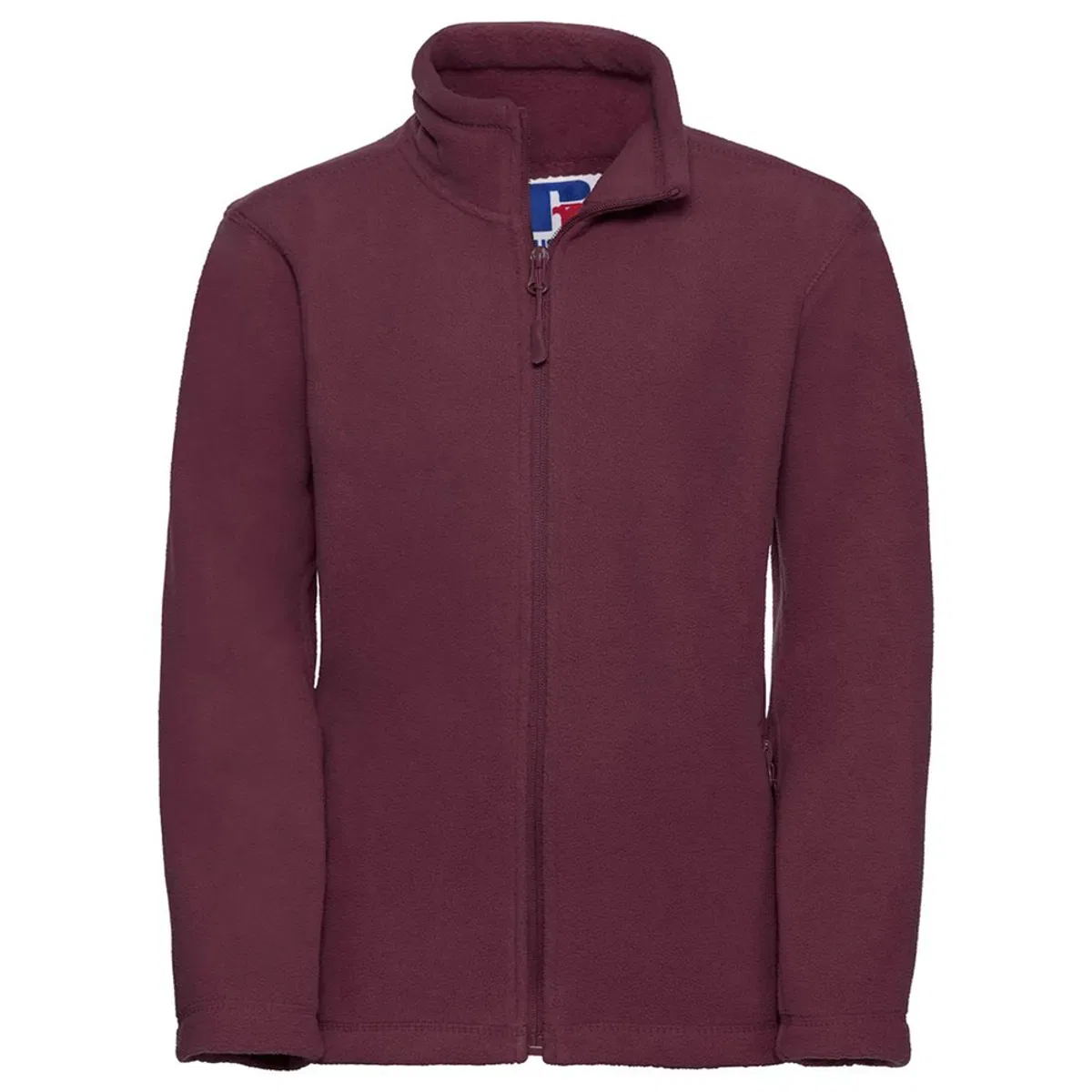 Детская куртка из флиса с полной застежкой-молнией Jerzees Schoolwear, Burgundy