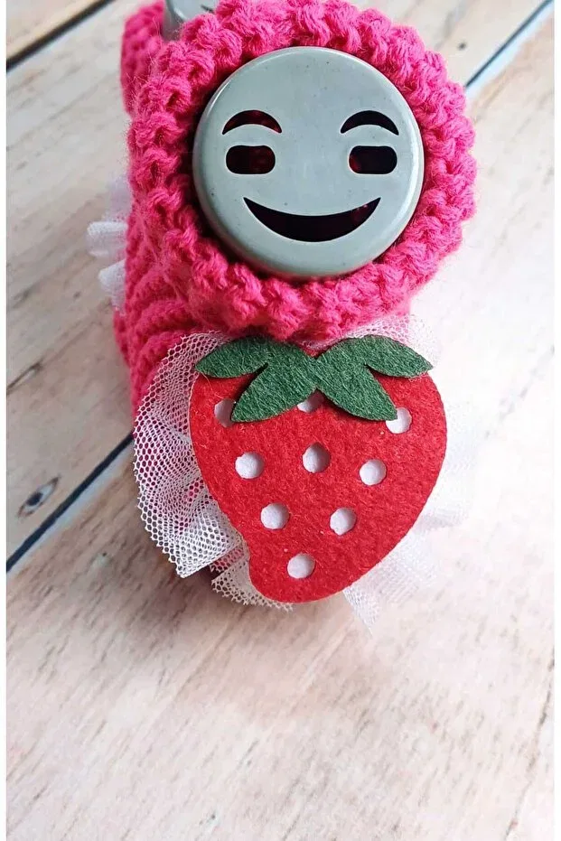 Детские пинетки для новорожденных с принтом Pomegranate patterned Gogobaby, Floria — фото 4