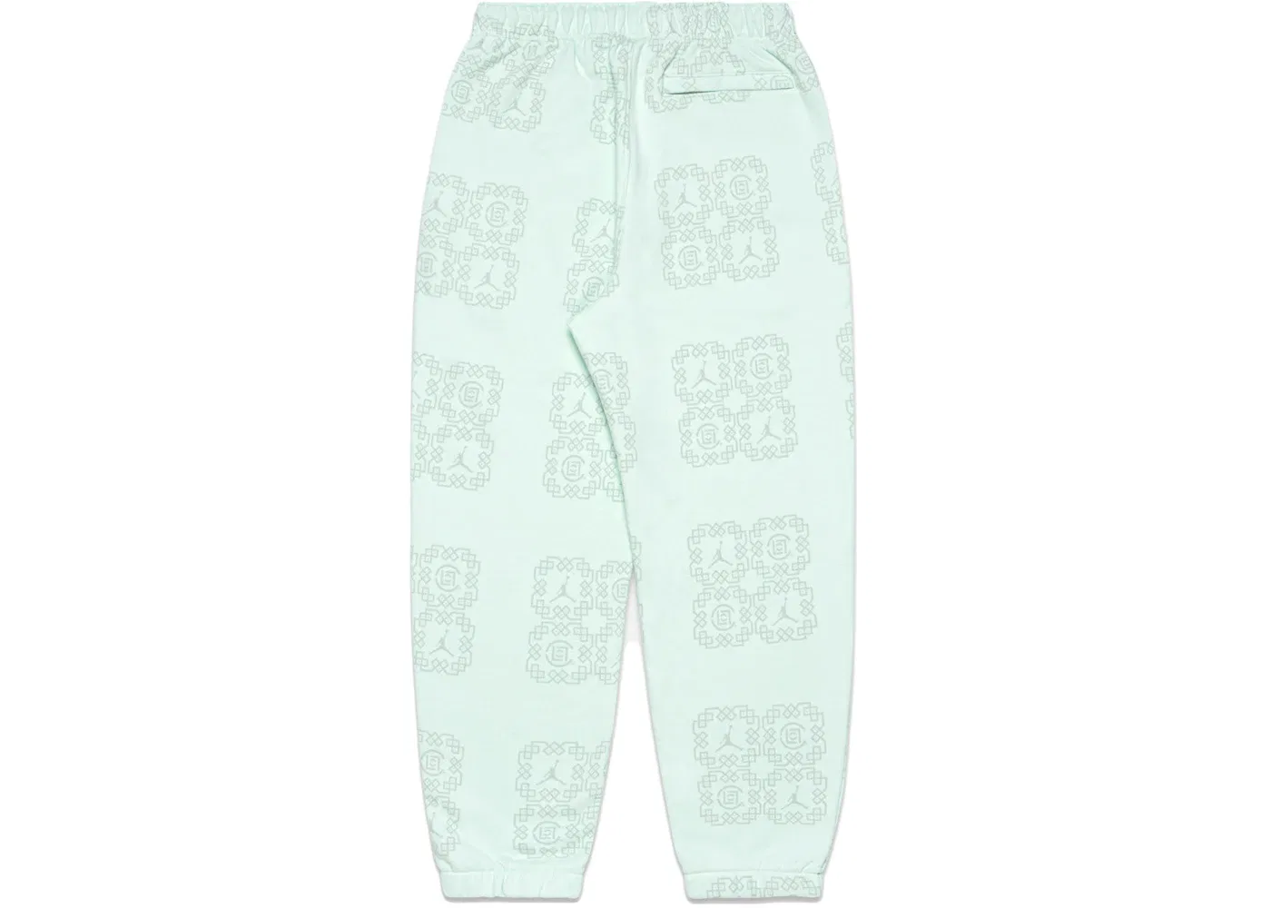 Мужские спортивные штаны из флиса Jordan x Clot Jade Fleece Sweatpants, Barely Green — фото 2