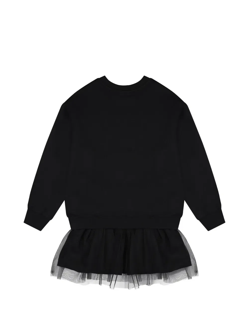Платье мини с логотипом Msgm Kids, черный — фото 2