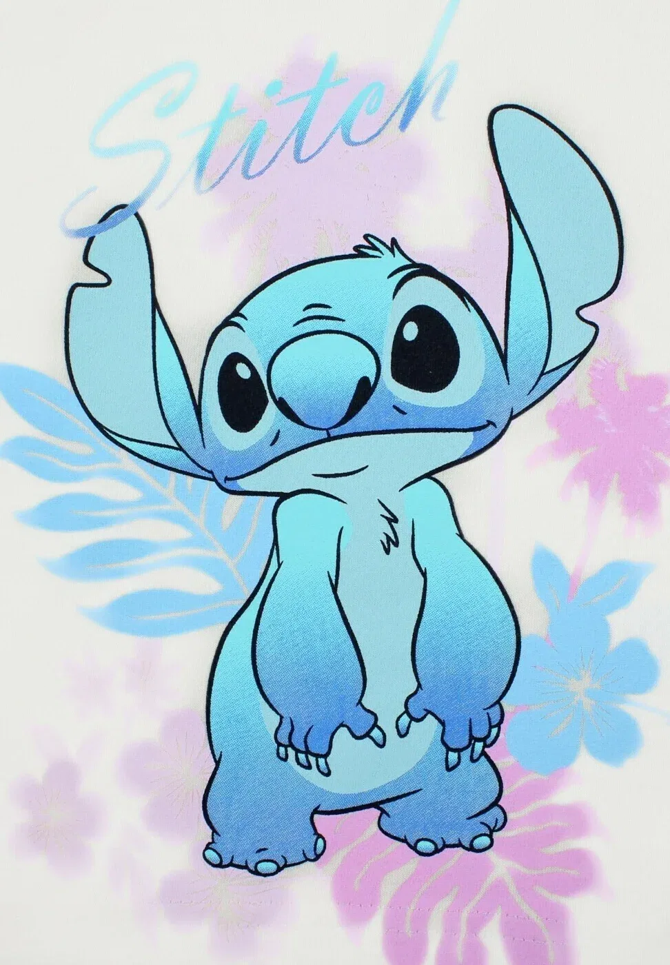 Lilo & Stitch - футболка imprimé lilo et Stitch en Coton - футболка с принтом Disney, Ecru — фото 4