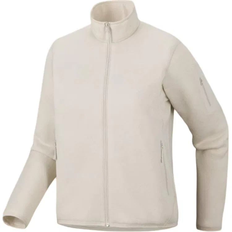 Женская флисовая кофта с длинным рукавом Arcteryx, Polar White/Arc Silk Hthr/Salt