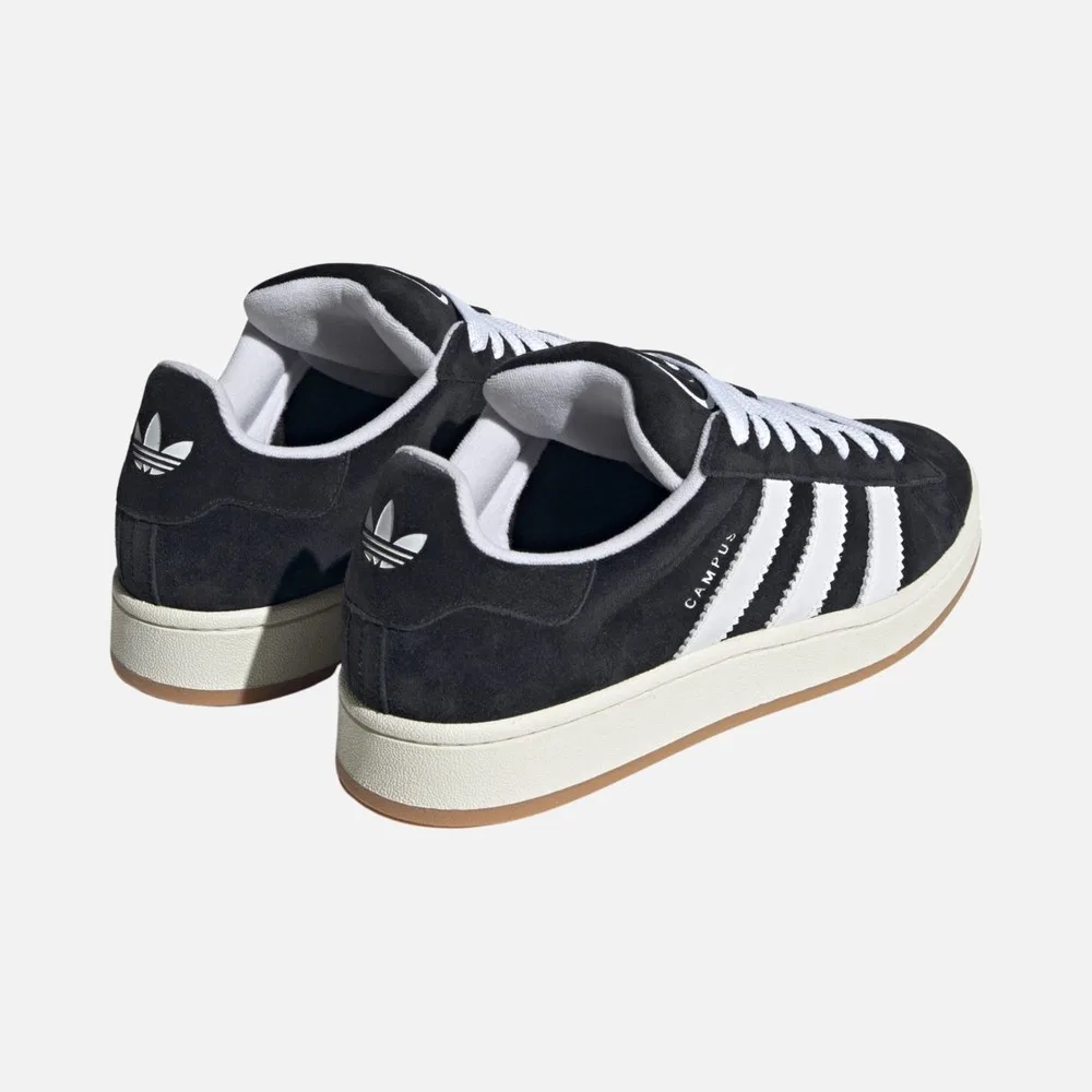 Детские спортивные кроссовки на шнуровке кожаные Campus 00S adidas — фото 3